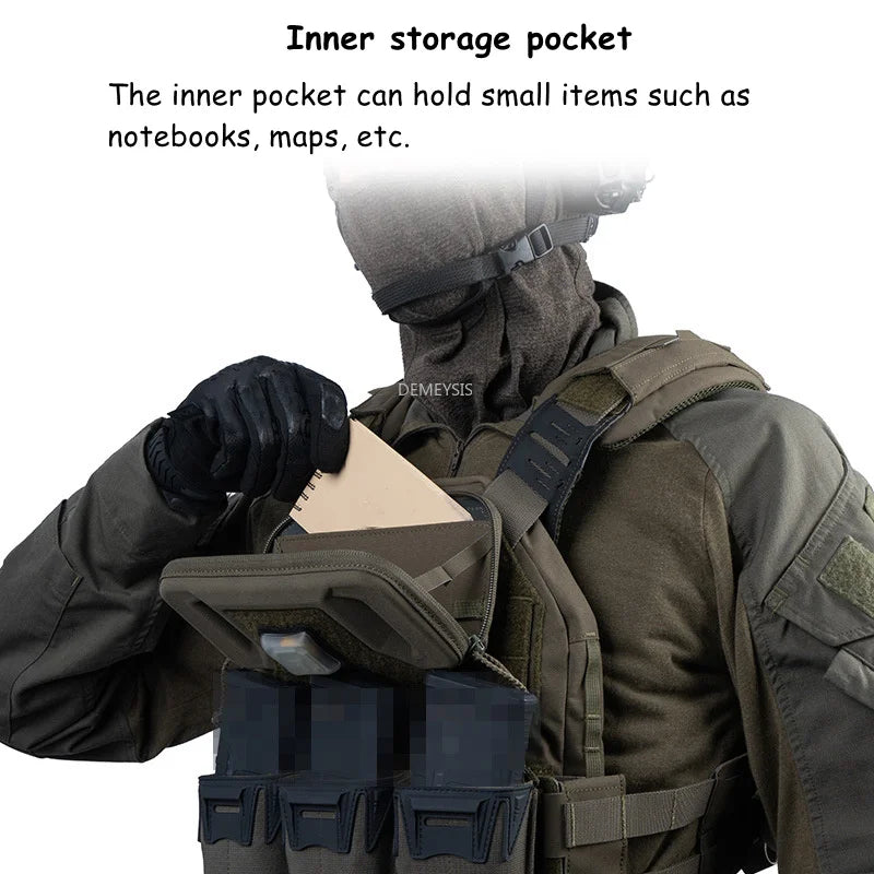 EUD Phone Pouch Tactical MOLLE Universal Smartphone Holder Case for Plate Carrier Vest Airsoft Hunting Outdoor Training
