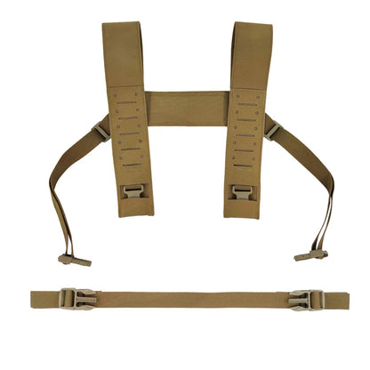 Multicam SS MK4 Laser Cut H-Strap Tactical Chest Strap MK4 MK5 34A Chest Hanging Shoulder Strap Airsoft Chest Rig Gear