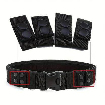 4Pcs Multi Functional Tactical Belt Double Nylon Buckle Portable Belts Accessory Equipment Outdoor Sports Accessory Fixed Buckle