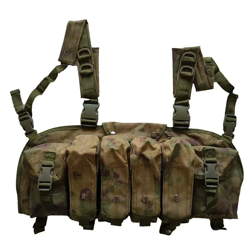 AK Chest Rig Vest AK 47 Magazine Pouch Airsoft Paintball Equipment Outdoor Sports Training Hunting Plate Carrier Vests