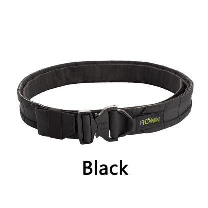 【1.5Inch  2 Inch】Ronin Style Belt Outdoor Hunting Double Layer  Belt Molle System