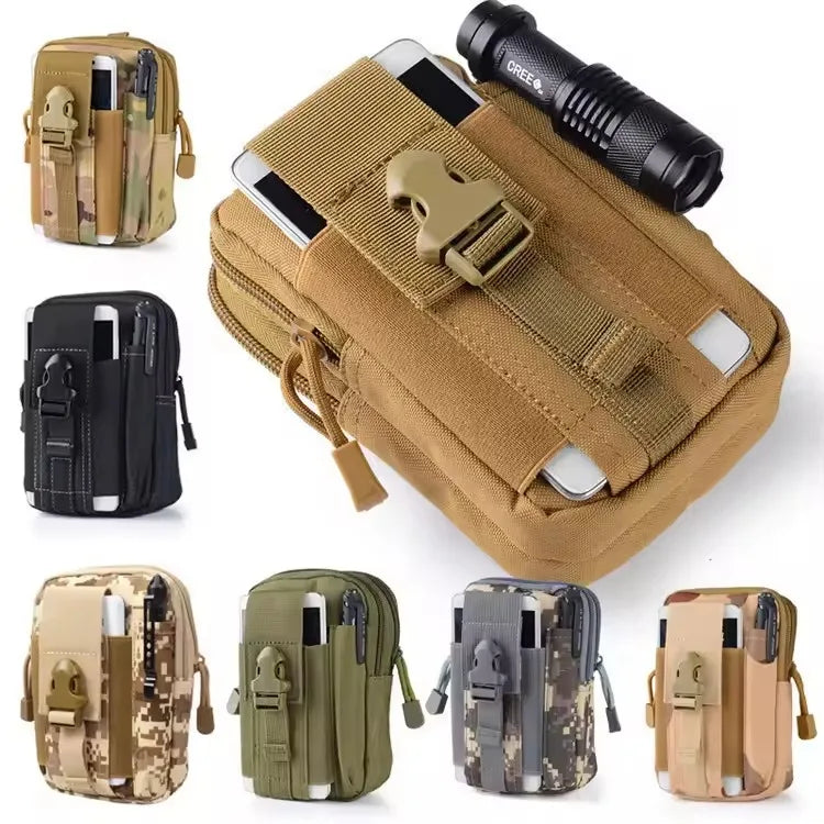 2026 Molle Pouch Belt Waist Pack Men Small Pocket Survival Tool Bag for Running Travel Camping Hunting Airsoft