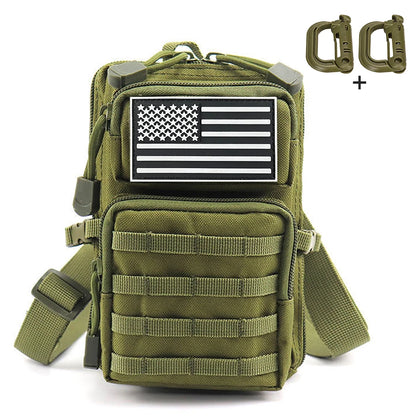 Multi functional portable carry on bag with 4 different carrying methods, large capacity outdoor waist bag