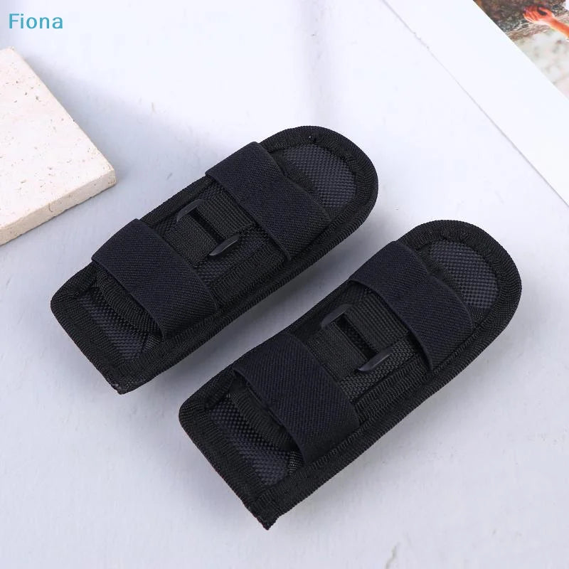 Rotatable Flashlight Holster,Nylon Belt Flashlight Pouch, Universal Flashlight Holder for Tactical Use