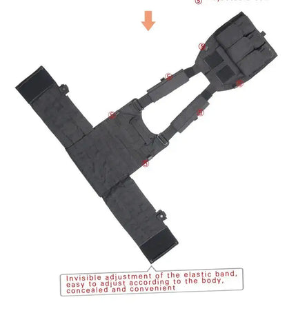 Yakeda 6094 Vests Plate Carrier Vest Camouflage Molle Nylon Modular Vest Tactical Vests Outdoor Hunting Men Vest