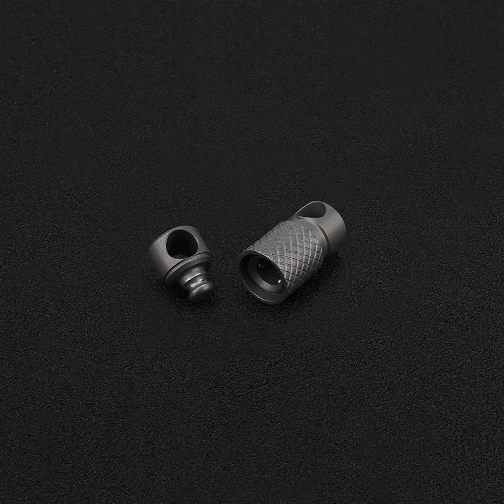 Titanium Alloy Mini Small Keychain 360 Degree Rotation Key Buckle Multi-function Outdoor Tool EDC