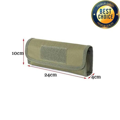 18 Round Tactical Shell Holder Ammo Bag Hunting Shooting Outdoor Molle Waist Bag 12/20 Gauge Shotgun Cartridges Bullet Pouch