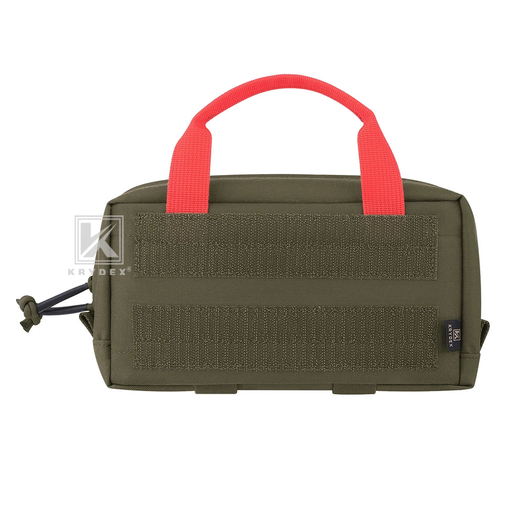 KRYDEX Tactical Clear Top Insert Pouch Large/Small Bag for D3 Backpack Organizer Camping Travel Survival Medical Storage Bag