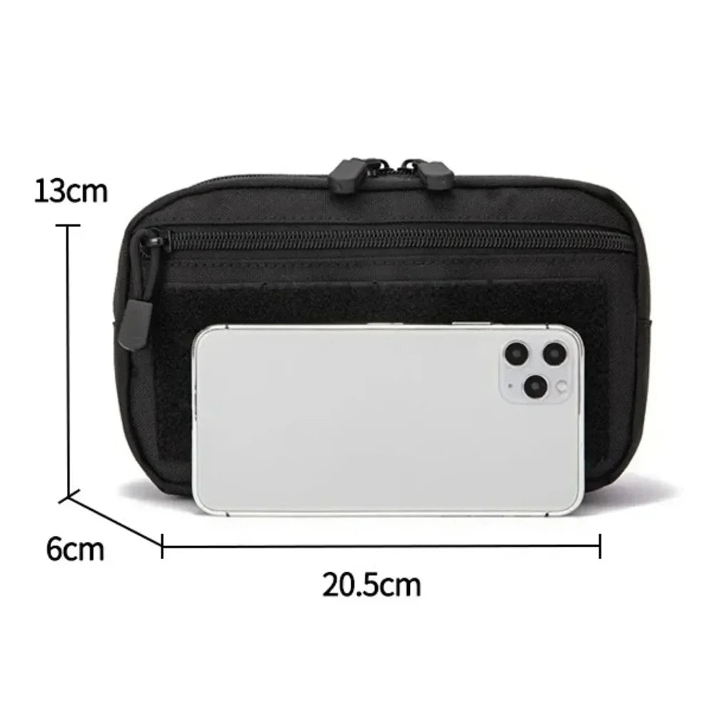 Tactical Molle Cell Phone Pouch EDC Pouch Waist Pack Emergency EMT Utility Tool Pouch First Aid Kit Pouch Hunting Bag