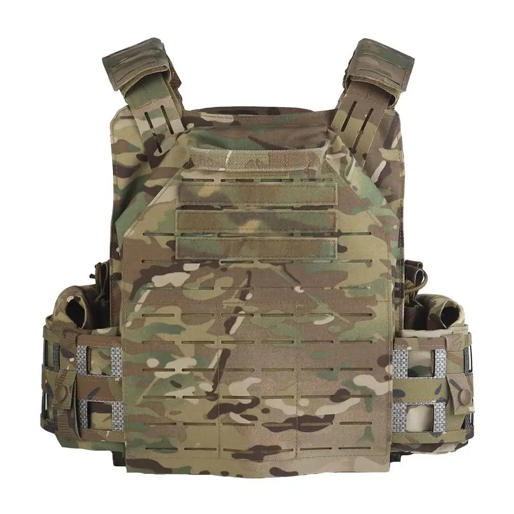 Tactical Vest LG4 Plate Carrier Laser Cut MOLLE Hunting Combat Protective Vest Side Radio Pouch CS Paintball Airsoft Vest Gear