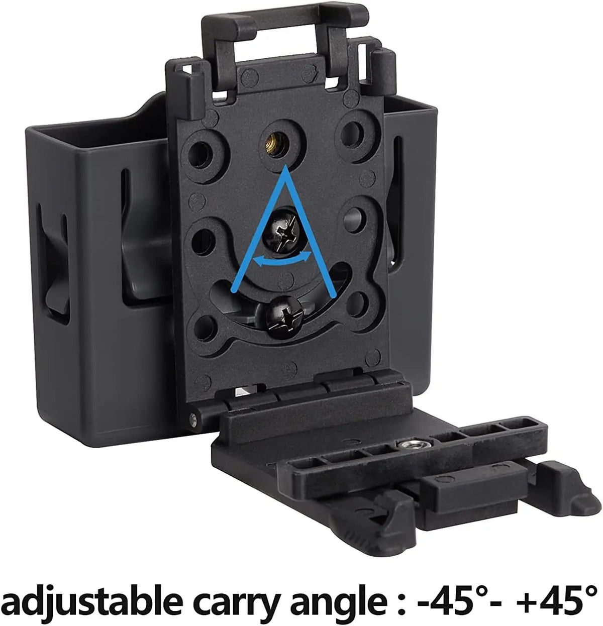 Double Magazine Holder Universal 9mm .40 Mag Holster for Glock 17 Ar Magazine Single Mag Bag Paddle Airsoft Mag Pouch Holster