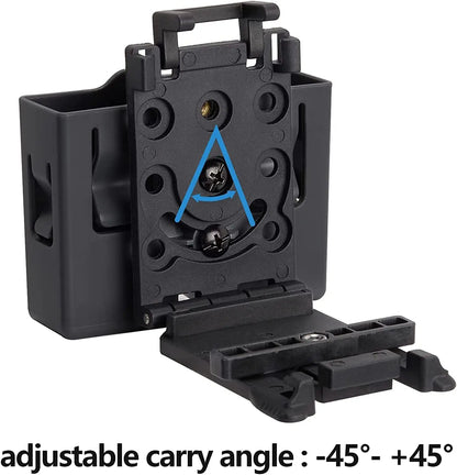 Double Magazine Holder Universal 9mm .40 Mag Holster for Glock 17 Ar Magazine Single Mag Bag Paddle Airsoft Mag Pouch Holster
