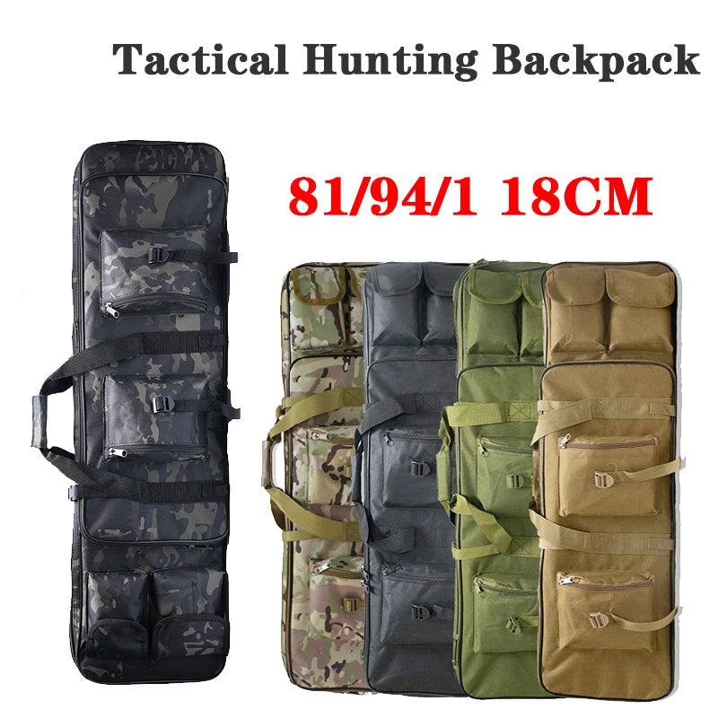 Tactical Hunting Gun Bag Outdoor Long Gun Tote Protective Fishing Equipment Carrier in Multiple Sizes 81cm 94cm 115cm
