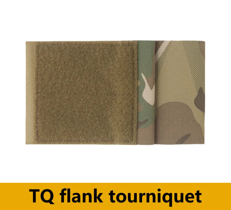 Outdoor TQ tourniquet Holder For Camping Vest Plate Carrier Side Wing Magic Fastener Elastic Tourniquet Pouch Vest Accessories