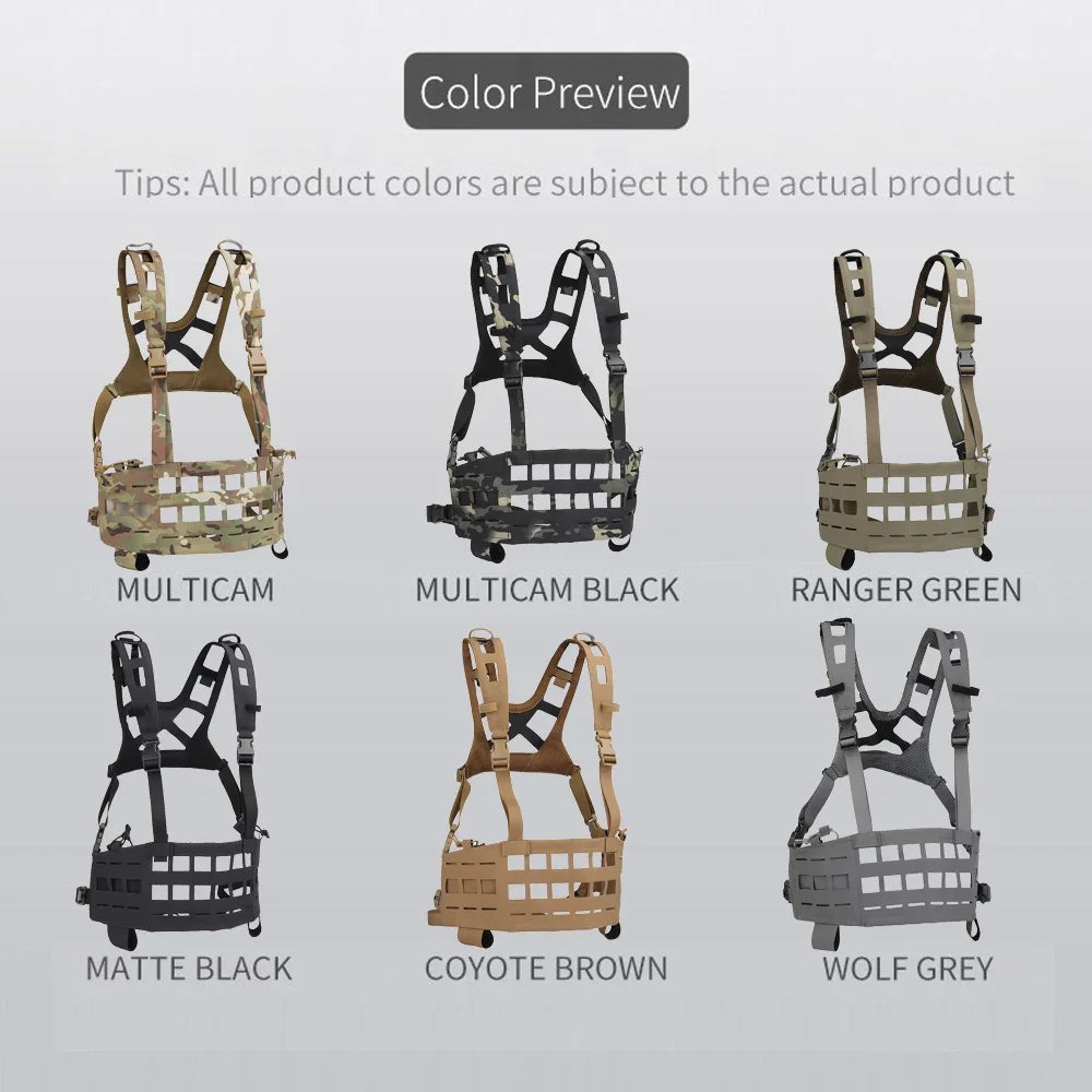 JPC Tactical Vest SPC Chest Rigs Lightweight MOLLE Militar Hunting Airsoft Assault Vest Multi-functional Load Carriage Platform