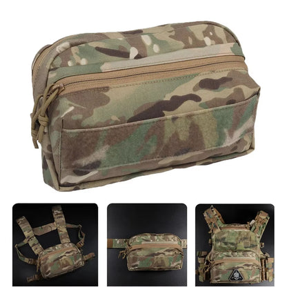SS STYLE Tactical MOLLE CCS GP Pouch Double Zipper Utility Tools Storage Bag Hunting Vest Accessory Organizers Recycling Bag