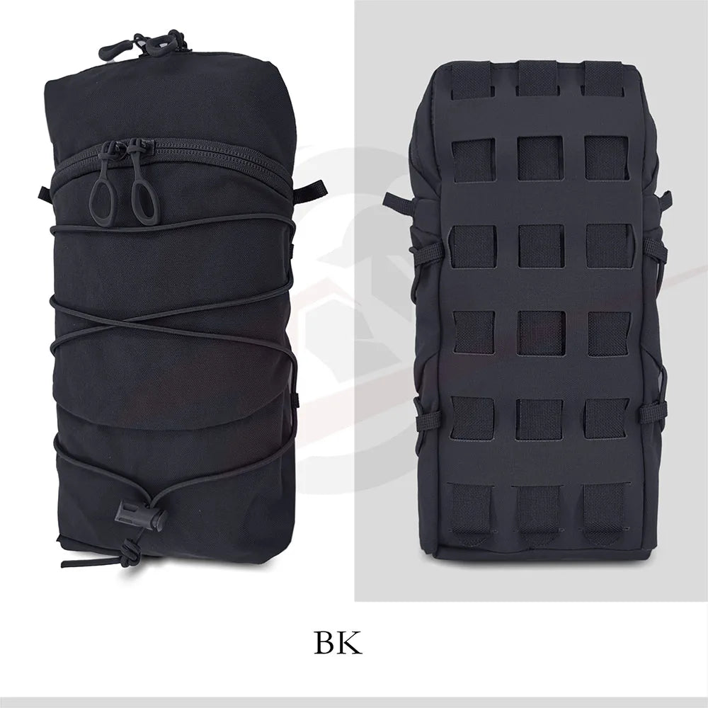 Tactical GP Pouch Vertical 12X5 Sundries Bag Molle Back Panel Accessory Bag
