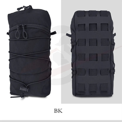 Tactical GP Pouch Vertical 12X5 Sundries Bag Molle Back Panel Accessory Bag