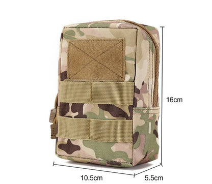 Tactical Outdoor Accessory Bag Molle Pouch Gear Waist Bag Men's Phone Bag Camping Hunting Belt Messenger EDC Bag