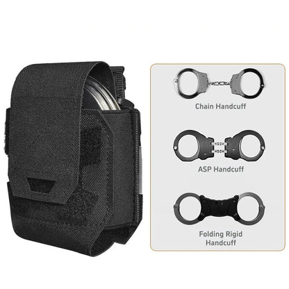 Shackles Holder Tactical Handcuffs Molle Pouch Shackles Case Universal Holster Quick Release Standard Cuffs for Vest