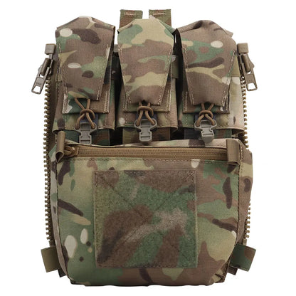 Tactical V5 FCPC Plate Carrier Back Panel Expansion Bag Supplement Sub-package Airsoft Triple Pouch Vest Accessories