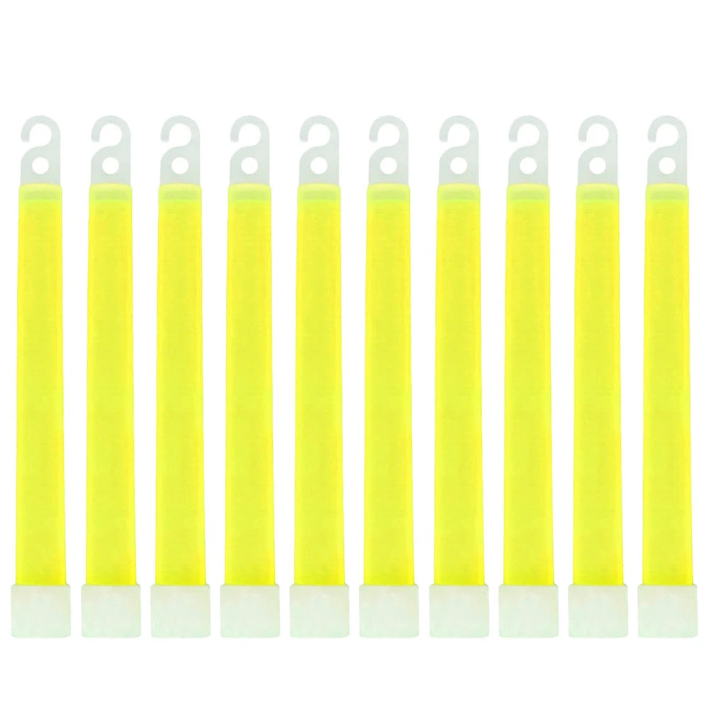 1/5/10PCS Fluorescence Glow Stick Military Glow Light Sticks with Hook Outdoor Emergency Glow In The Dark Party Light Sticks