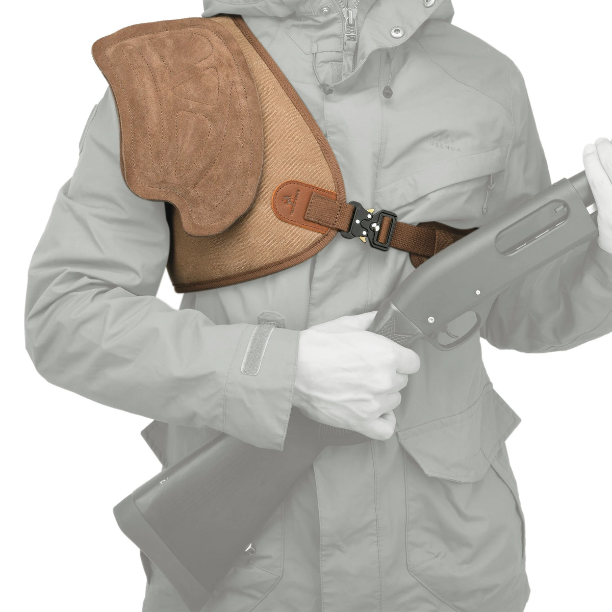 Handmade Leather Field Shield Shoulder Pad Archery Half Chest Protector Guard Shirt Pad Padded Protector Pad For Right Left