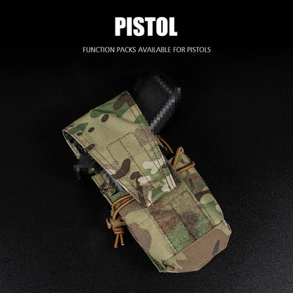 Tactical M4 AR15 556 Multi-function Mag Pouch MOLLE Radio Bag Walkie-talkie Pack Hunting Vest Plate Carrier Holster Pouches