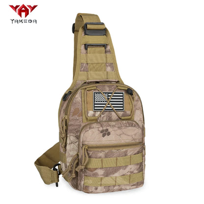 YAKEDA Multifunctional Outdoor Sling Bag, Casual Travel Chest Pack, Durable Daily Use Crossbody Bag for Men & Women