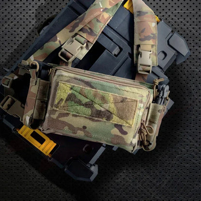 Tactical D3CRM Chest Rig Airsoft Micro Chest Vest Hunting Multi-function Modular Lightweight 500D Vest Mag Pouch Gear