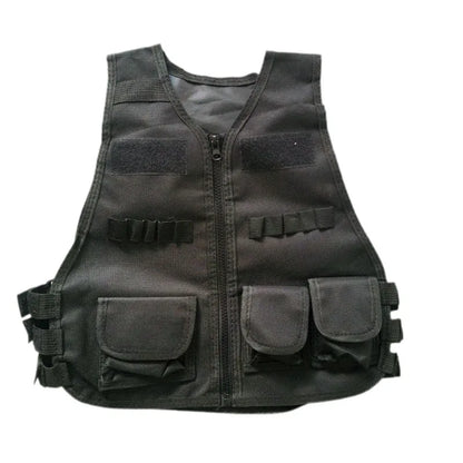 Children Combat Vest Kids Camouflage Multiple Pockets Hunting CS Shooting Jacket Hunting Tactical Waistcoat Training Gear