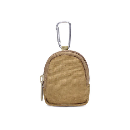 Tactical Edc Pouch Key Bag Coin Wallet Keychain Zipper Pocket Portable Outdoor Sports Small Kit Accessory With Hook