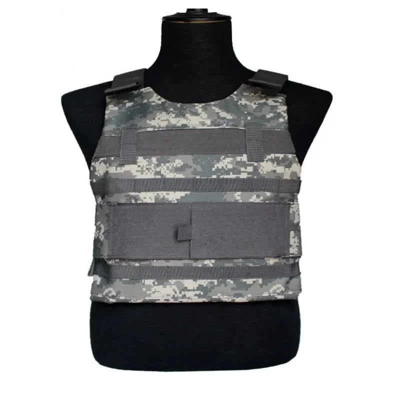 Black Tactical Camouflage Vest Down Body Training Tactical Sports Carrier Vest CP Camo Hunting Multifunction Cs Clothes