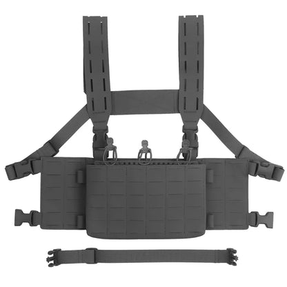 Tactical Triple 5.56 Magazine Storage Pouch Modular MOLLE Chest Rig Fit Plate Carrier Vest For Outdoor Airsoft Hunting Shooting