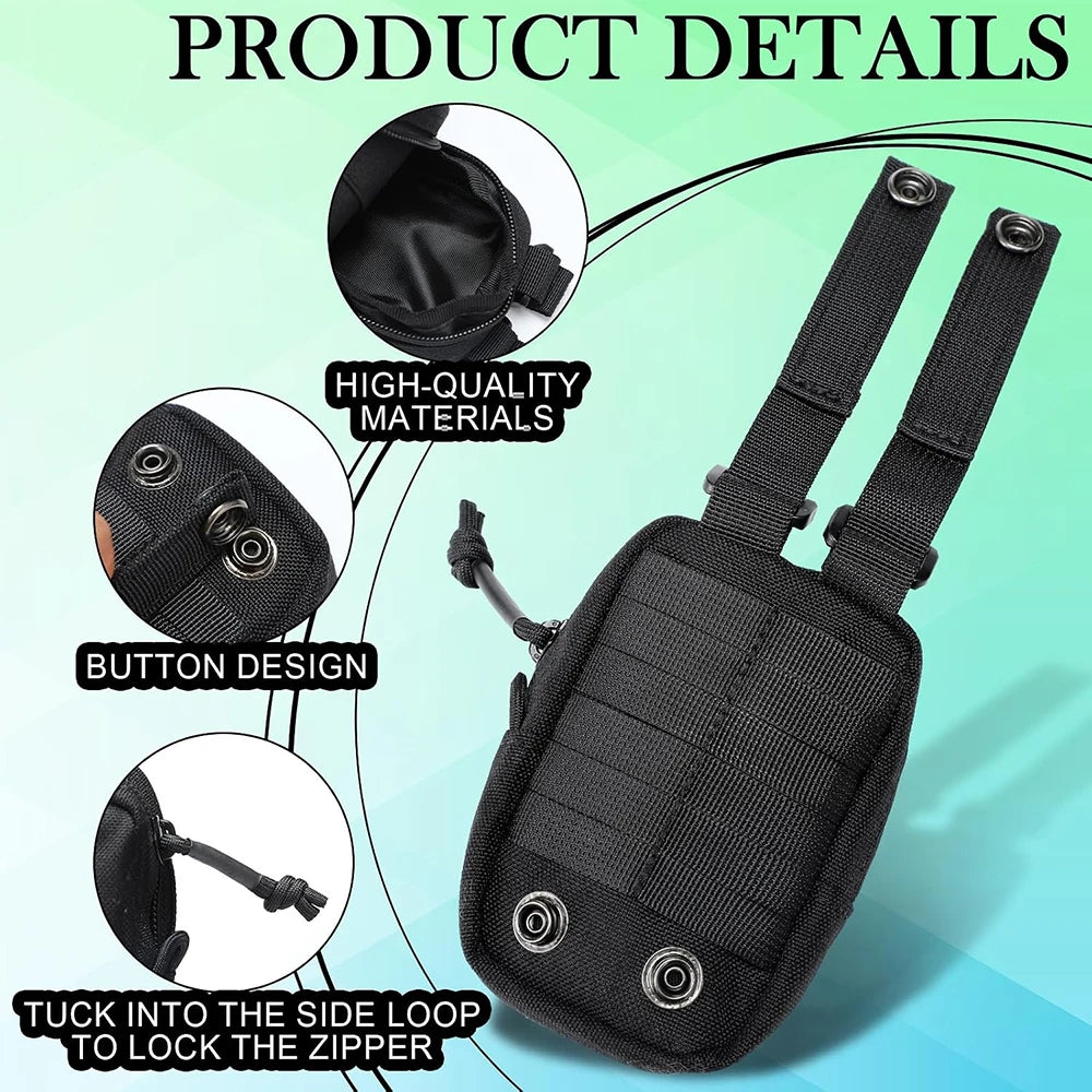 Disposable Glove Pouch Nylon Duty Belt Gloves Holder Outdoor Waist Belt Vest Accessory Pouch Tactical Hunting Bags Accessories