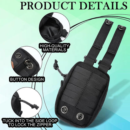 Disposable Glove Pouch Nylon Duty Belt Gloves Holder Outdoor Waist Belt Vest Accessory Pouch Tactical Hunting Bags Accessories