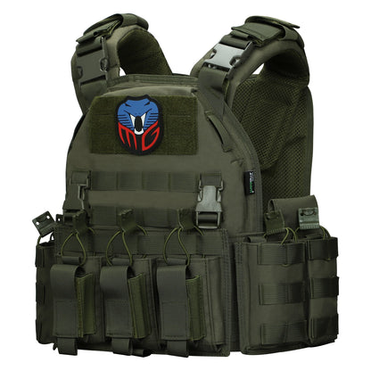 MGFLASHFORCE Tactical Vest Plate Carrier Hunting Vest Molle Airsoft Combat Vest for Men