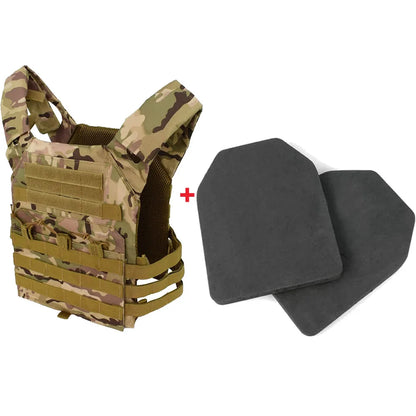 600D Body Armor Molle Hunting Tactical JPC Vest Lightweight Plate Carrier Vest Water-repellent Airsoft CS Game Equipment