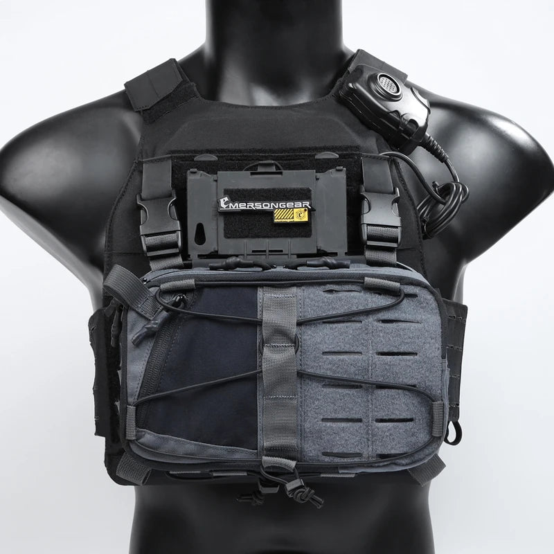 Tactical MOLLE Chest Rig Vest for Camping Hunting, Adjustable Shoulder Bag with Pouch, Outdoor Gear for Men, Fishing, Cycling 가방