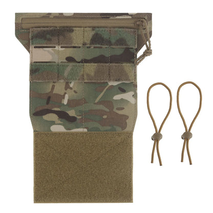 Tactic Chest Armor Management Panel Reusable Hunting Vest Panels Multi-Layer for Diary Card Battery Utility Storage Pouches