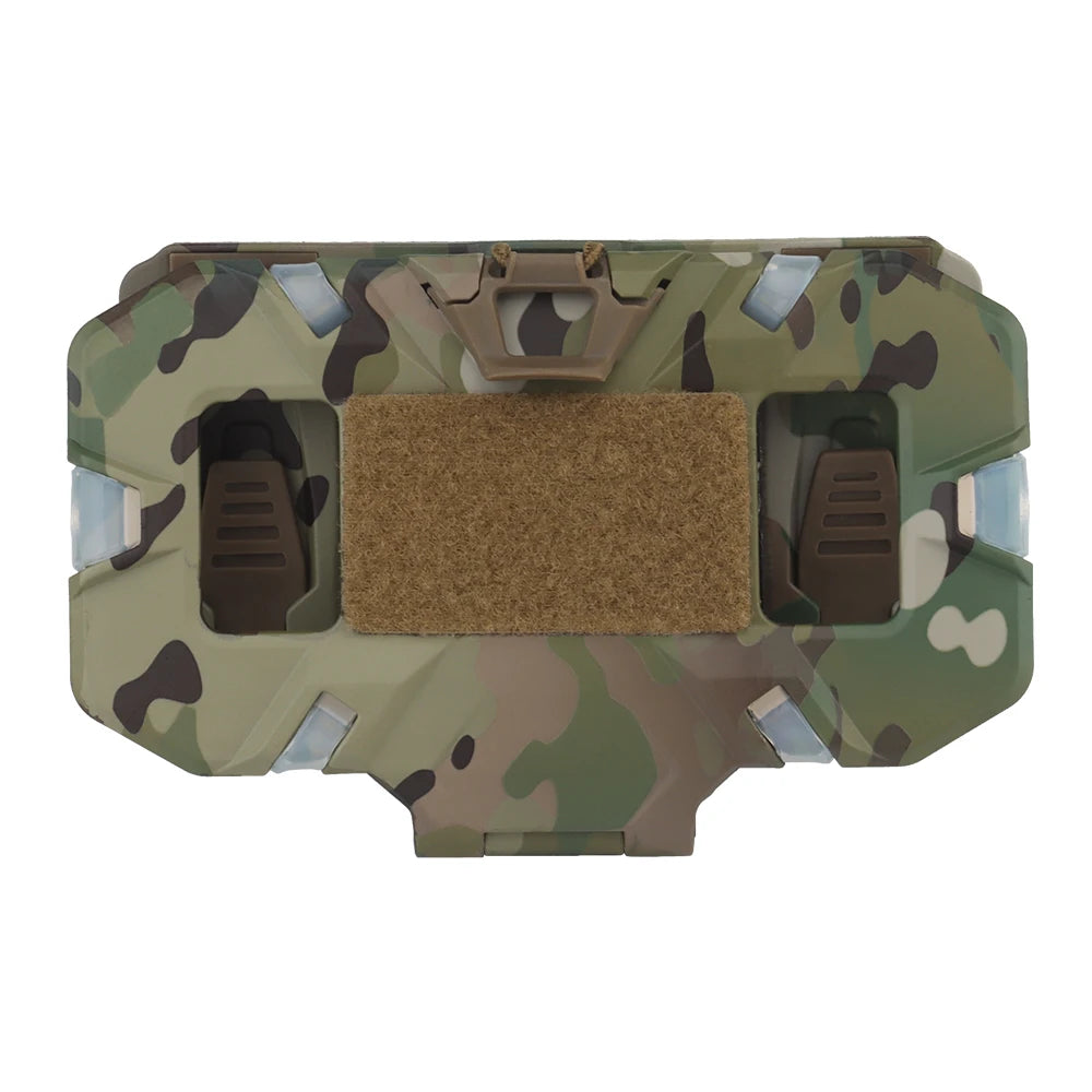 Tactical Plate Carrier MOLLE Phone Holder,Folding Navigation Board,Cellphone Hold Gear,Airsoft Hunting Vest Chest Rig Accessory