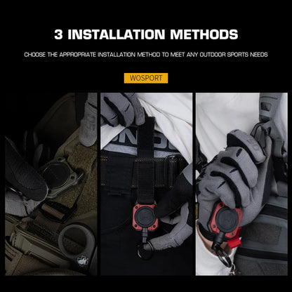 Tactical Multifunctional Retractable Rope Lightweight & Portable Hunting Airsoft Training Gear Battle Belt Plate Carrier