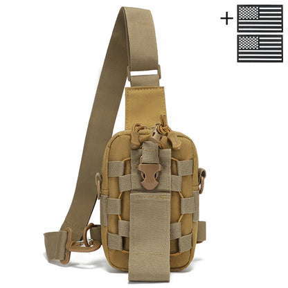 Outdoor water bottle chest bag small crossbody bag cycling multifunctional tool bag