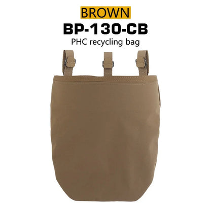 PHC Recovery Bag Foldable Utility Bag Duty Belt Mount MOLLE mounting Outdoor Equipment Accessories Waist magazine storage