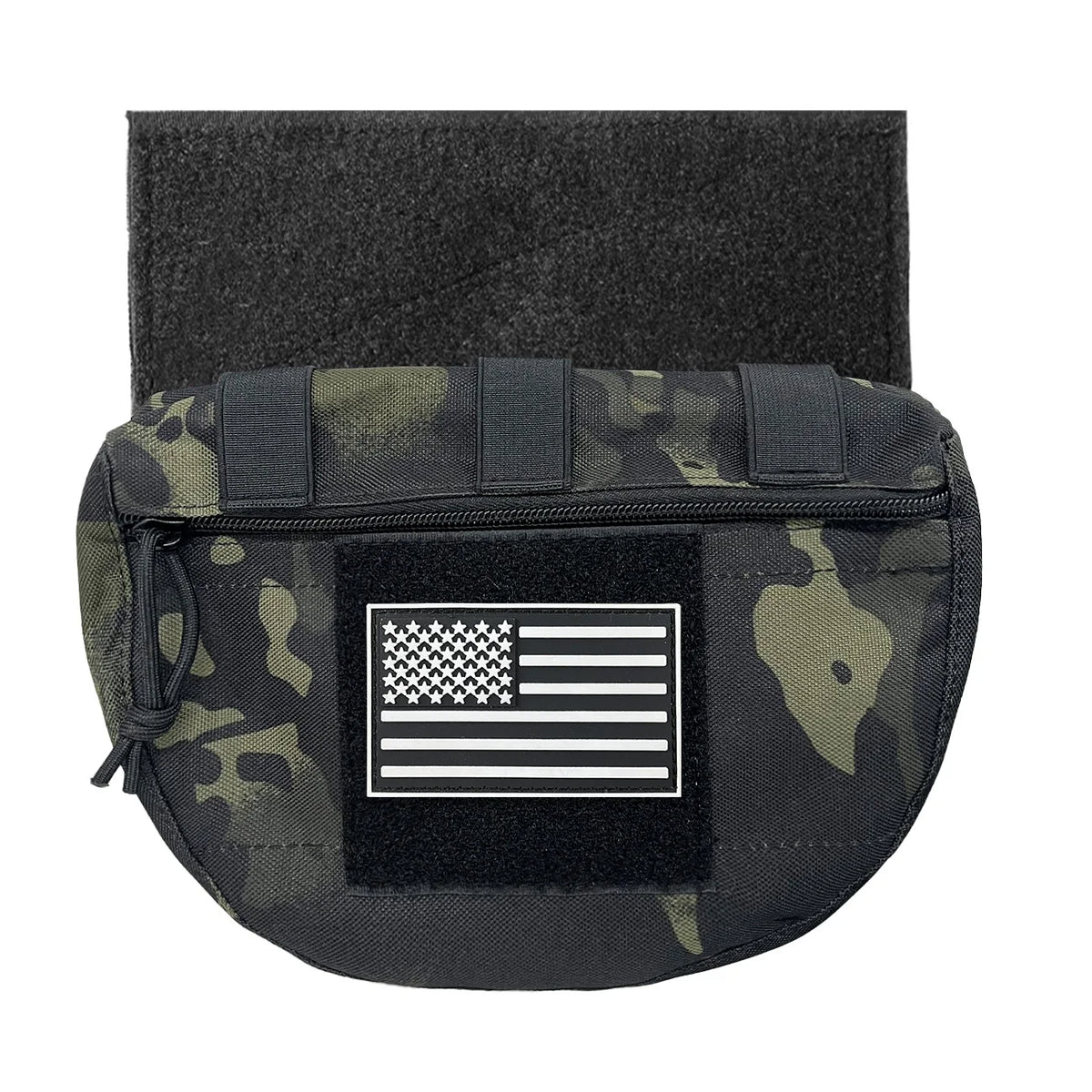 MOLLE Training Tool Bag Concealed Outdoor Tank Top Expansion Bag (Including US Flag)