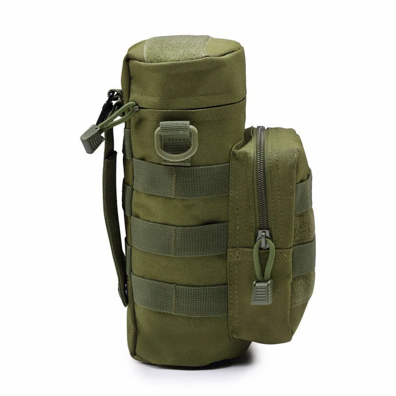 Tactical Molle Water Bottle Bag Pouch Holder Outdoor Travel Camping Hiking Cycling Fishing Hunting Water Bottle Kettle Carrier