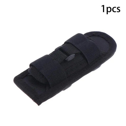 Rotatable Flashlight Holster,Nylon Belt Flashlight Pouch, Universal Flashlight Holder for Tactical Use
