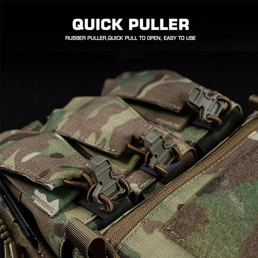 Assault Adapt Banger Back Panel Zip On Rear Pack Tactical Vest GP Pouch FCPC V5 Plate Carrier Accessories Bag  Multitools Pocket