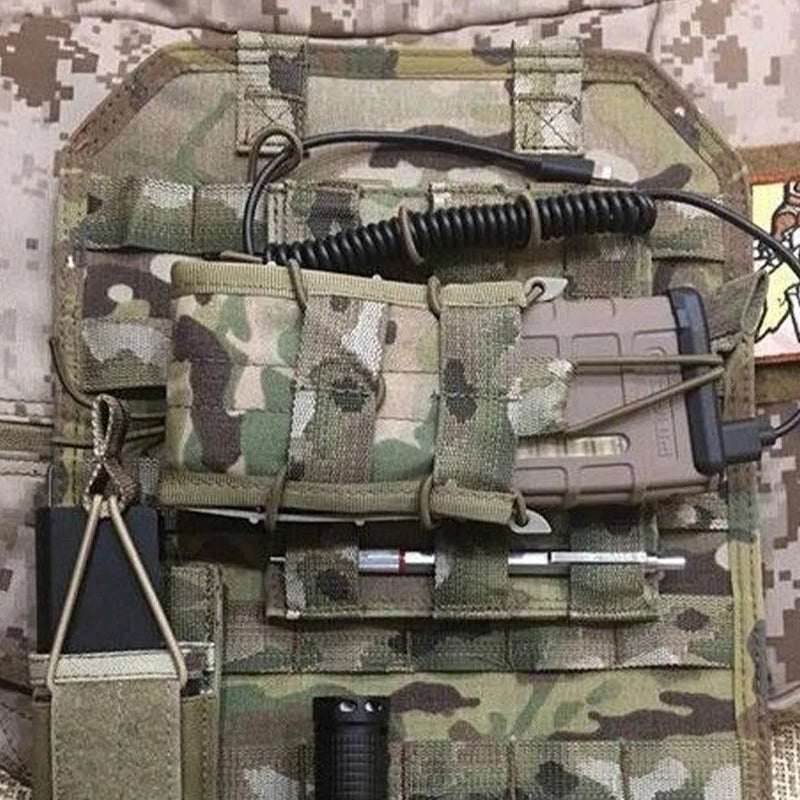 4PCS 600D Nylon Elastic Rope Outdoor Tools for Hunting Bags for Fixed Flashlight Molle System Compatible Military Combat