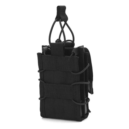5.56 Double Magazine Pouch Tactical Molle Mag Pouch EDC Waist Bag Outdoor Sports Airsoft Storage Bag Hunting Vest Accessory Bag